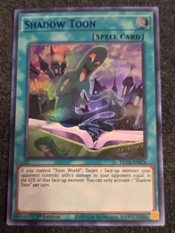 Yugioh Shadow Toon (Blue) DLCS-EN076 Ultra Rare 1st Edition Near Mint - Image 1