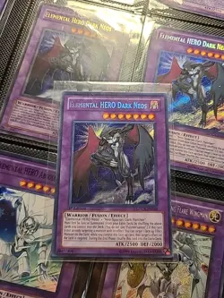 Elemental Hero Dark Neos LCGX-EN059 1st Edition Secret Rare Yugioh - Image 1