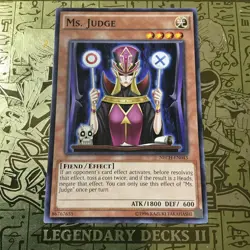 1x (EX) Ms. Judge - NECH-EN043 - Common - Unlimited Edition YuGiOh - Image 1
