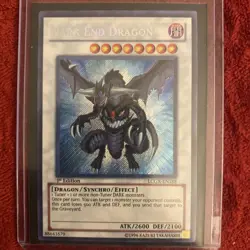 Yu-Gi-Oh! Dark End Dragon LCGX-EN188 Secret Rare 1st Edition NM Condition - Image 1