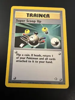 Super Scoop Up 98/111 Neo Genesis Unlimited 2000 Pokemon Card Uncommon LP - Image 1