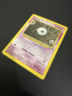 Unown P 58/105 Neo Destiny Unlimited 2002 Pokemon Card Uncommon NM - Image 3