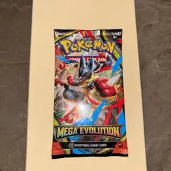 Pokemon Mega Evolution Single Booster Pack 10 Cards SEALED NEW! - Image 1