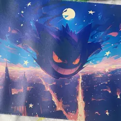 Gengar Leather Playmat Play Mat For Tcg Trading Card Game Pokemon Mouse Pad - Image 2