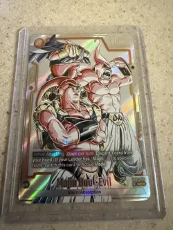 Bandai Dragon Ball Super SB01 Majin Buu: Evil SB01-036 Battle Card Holo - Image 3