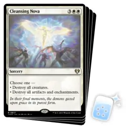 CLEANSING NOVA (COMMANDER DECK) X4 Commander Masters Magic MTG MINT CARD - Image 1