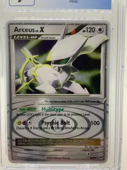 Arceus Lv X 96/99 Holo - Platinum Arceus - Pokemon Card - CGC 7 NM - Image 2