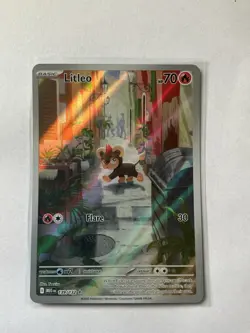 Litleo 139/132 Holo Mega Evolutions Pokemon Card 2025 PF - Image 1
