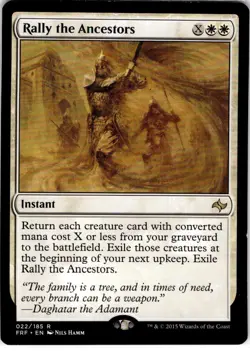 MTG Rally the Ancestors Fate Reforged Rare #22 - Image 1