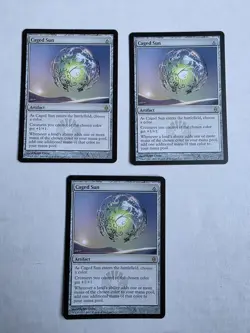 MTG Magic The Gathering Caged Sun New Phyrexia Regular - Image 1