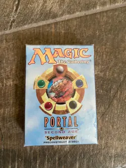 (NEW) 1998 🔥 Magic The Gathering Portal Second Age Spellweaver Deck SEALED - Image 1