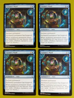 Curator's Ward x4 Dominaria 4x Playset Magic the Gathering MTG - Image 1