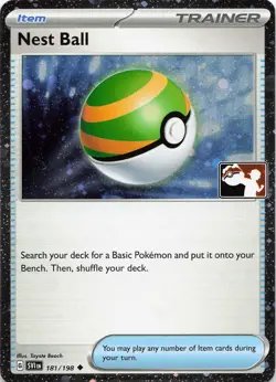 Pokemon Nest Ball Holo Prize Pack Series Cards #181/198 NM - Image 1