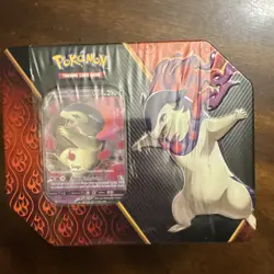 Pokemon TCG Divergent Power Hisuian Typhlosion V Tin New Sealed Evolving Skies - Image 1