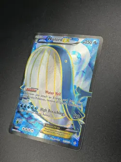 Wailord EX 147/160 Primal Clash XY Full Art Ultra Rare Pokemon 2015 LP/NM - Image 4