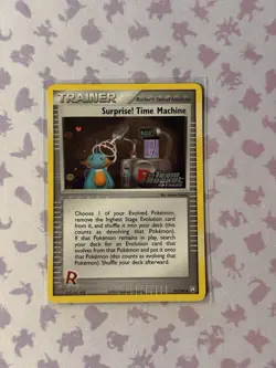 Surprise!Time Machine 91/109 Team Rocket Returns Reverse Holo Stamped Pokemon NM - Image 1