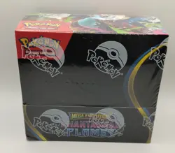 Pokemon Mega Evolution Phantasmal Flames Booster Display Box (36 Packs) in hand - Image 1