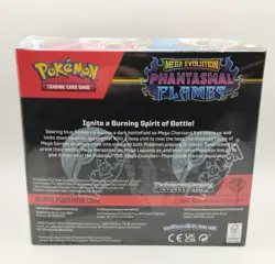 Pokemon Mega Evolution Phantasmal Flames Booster Display Box (36 Packs) in hand - Image 2