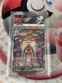 Deoxys Vmax sar 222/172 - 2022 Vstar Universe Japanese Pokemon - Ace Gem Mint 10 - Image 1