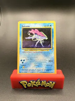 Suicune 27/64 Neo Revelation Non Holo Rare 2000 Vintage Pokemon TCG - MP - Image 1