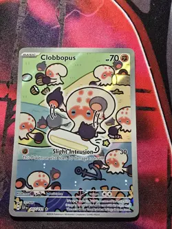 Clobbopus - Illustration Rare SV08: Surging Sparks 207/191 NM Pokemon TCG - Image 1