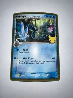 Mimikyu Delta Species SWSH136 | Pokemon Celebrations Black Star Promo - Image 1