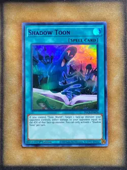 Yugioh Shadow Toon DLCS-EN076 Ultra Rare 1st Ed PURPLE LP - Image 1
