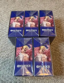 Lot Of 5 ONE PIECE TCG OP-14: The Azure Sea’s Seven Double Pack Set Vol. 9 - Image 2