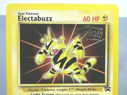 Pokemon Electabuzz Card The First Movie TCG Card Promo No 2 1995 Rare - Image 2