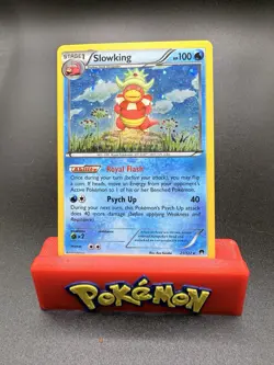 Slowking Cosmos Holo BREAKPoint 21/122 Double Swirl Promo Pokemon Card NM - Image 1