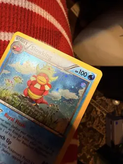 Slowking Cosmos Holo BREAKPoint 21/122 Double Swirl Promo Pokemon Card NM - Image 2