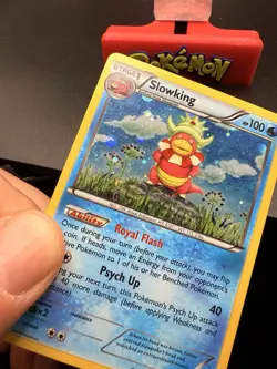 Slowking Cosmos Holo BREAKPoint 21/122 Double Swirl Promo Pokemon Card NM - Image 3