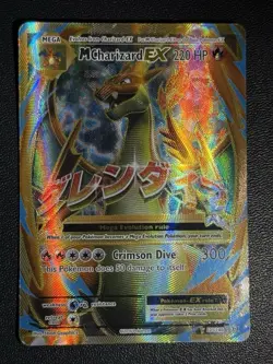 Pokemon TCG Mega-Charizard-EX XY Evolutions Holo Full Art Card 101/108 - Image 1
