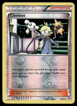 Pokemon Cards Clemont 59/83 Reverse Holo Generations NM - Image 1