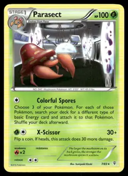 Pokemon Cards Parasect 7/83 Generations Rare NM - Image 1