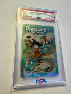 2024 Itajaga Dragon Ball Card Vol.5 5-30 SON GOKU & FRIENDS BULMA PSA 10 - Image 1