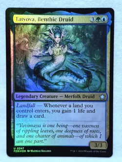Tatyova, Benthic Druid 247 Dominaria Remastered Foil Magic The Gathering - Image 1
