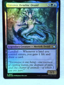 Tatyova, Benthic Druid 247 Dominaria Remastered Foil Magic The Gathering - Image 2
