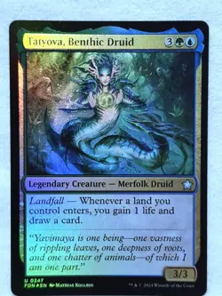 Tatyova, Benthic Druid 247 Dominaria Remastered Foil Magic The Gathering - Image 3