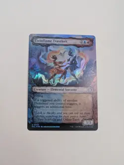 MTG - Twinflame Travelers (Showcase Foil) - Lorwyn Eclipsed NM/M Condition - Image 1