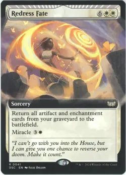 Redress Fate (Extended Art) - Duskmourn: House of Horror - MTG - Image 1