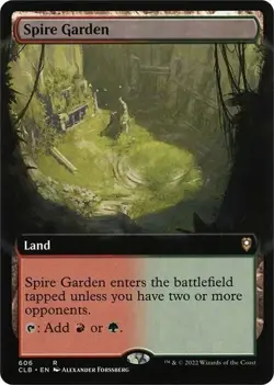 Spire Garden (Extended Art) Commander Legends: Battle for Baldur's Gate Regular - Image 1