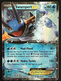 Pokemon Swampert EX Promo XY55 NM - Image 1