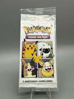 Pokemon TCG Celebrations 25th Anniversary General Mills Cereal Booster Pack - Image 1