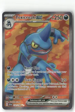 Pokemon Toxicroak ex Ultra Rare SV01: Scarlet & Violet Base Set 232/198 - Image 1