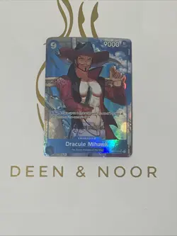 One Piece TCG Dracule Mihawk OP01-070 SR* Alt Art - Image 1