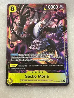 Gecko Moria OP14-104 SR Alt Art One Piece TCG English - Image 1
