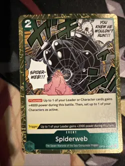One Piece TCG Kingdoms of Intrigue Foil Spiderweb (035) - Image 1