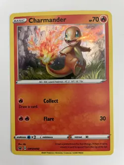 Charmander SWSH092 Promo Holo Sword & Shield Promo Cards Pokemon NM - Image 1