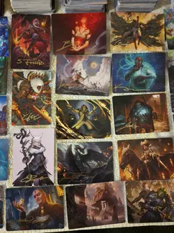 MTG HUGE LOT 800+ Art Series Cards (30 Gold foil Signatures included) - Image 3